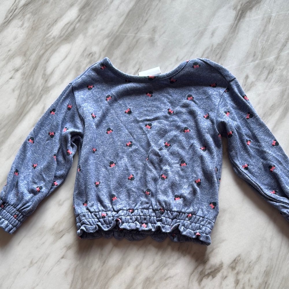 GAP Blue Minnie Mouse top